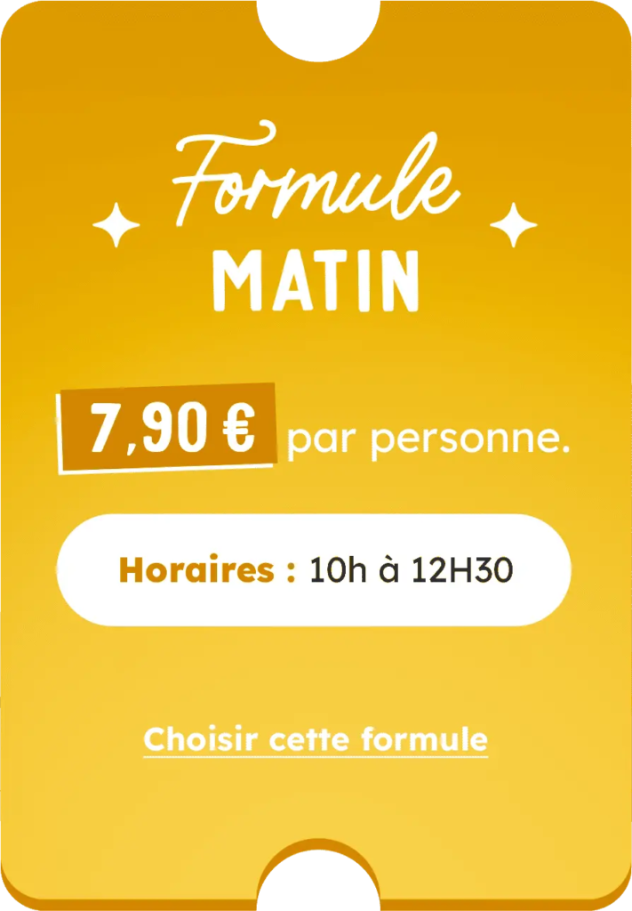 formule matin - tarif groupe