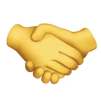 Picto Serer les mains